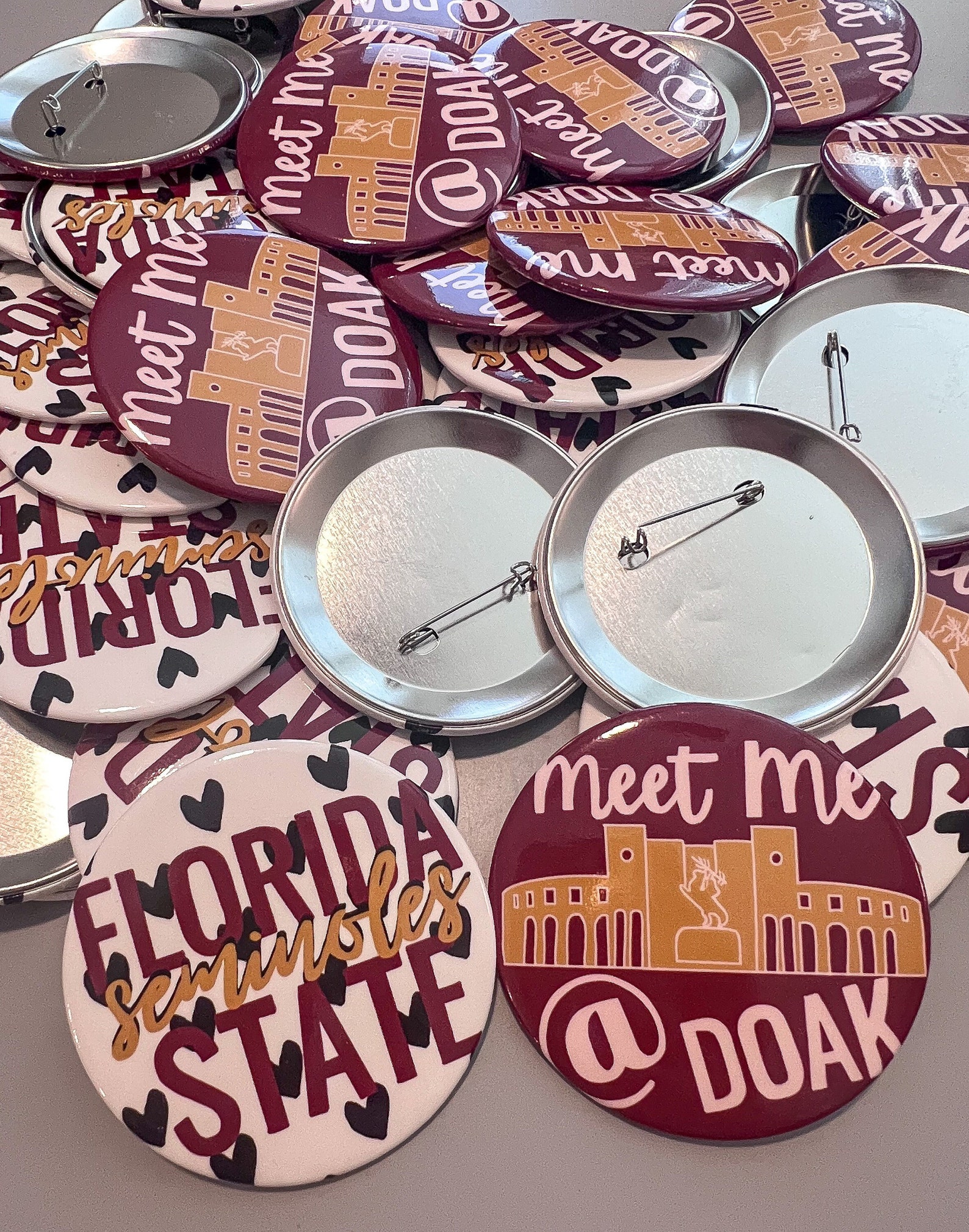 FSU Game Day Buttons Etsy