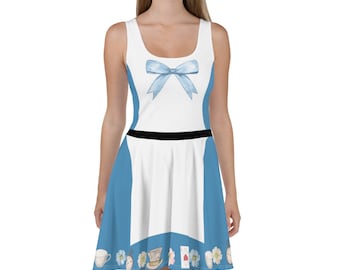 Alice Inspired Running Dress, Wonderland Disney Bounding, RunDisney Costume