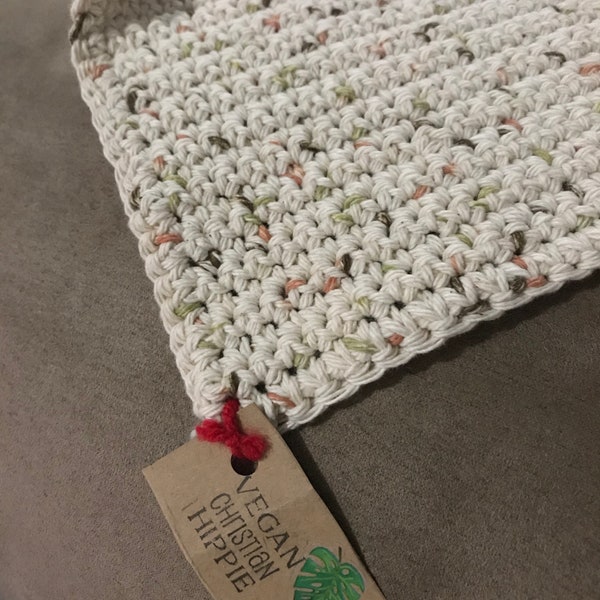 100% Cotton Crocheted Wash Cloth