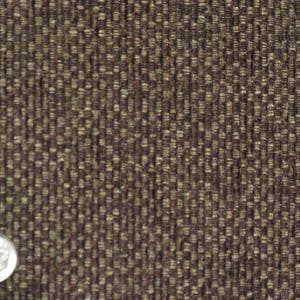 May include: Close-up of a textured fabric with a woven pattern in shades of brown and tan. The fabric has a subtle sheen and a small coin is visible in the lower left corner, providing a size reference.