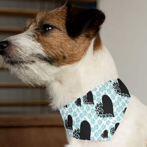 Huisdierbandana, poot- en hartbandana voor honden en katten, verstelbare riem, huisdieraccessoire voor informele wandelingen, fotoshoots, verjaardagen