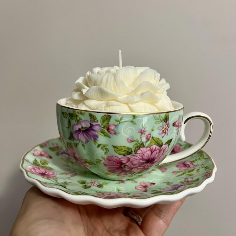 Handmade Roses Candles - Etsy