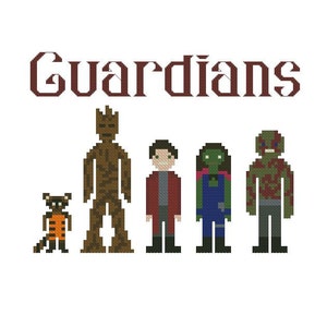 Guardians of the Galaxy Cross Stitch Pattern Download