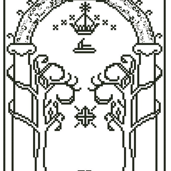 Lord of the Rings: Gates of Moria Cross-Stitch Pattern Download