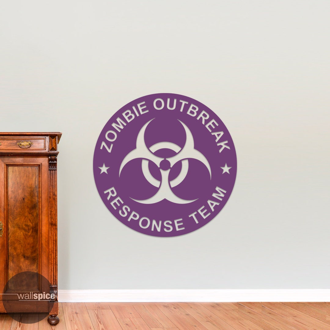 Zombie Outbreak Response Fahrzeug Biohazard Vinyl Aufkleber Abziehbild