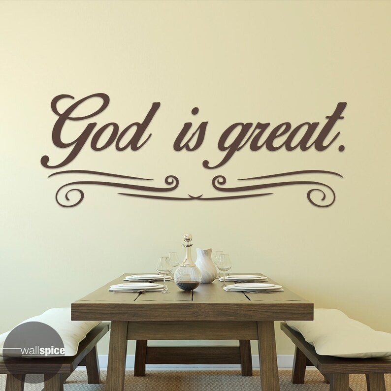 God is Great Vinyl Wall Decal Sticker