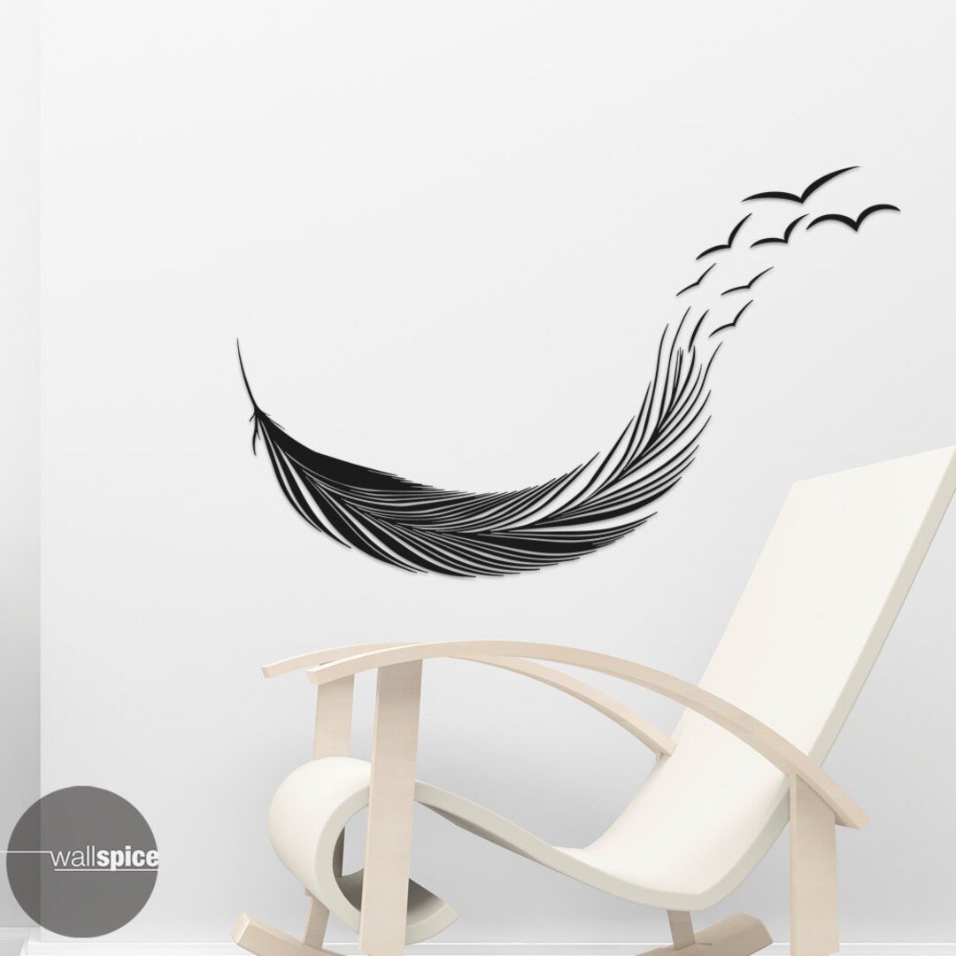 Birds of A Feather Vinyl Wall Decal Sticker - Etsy