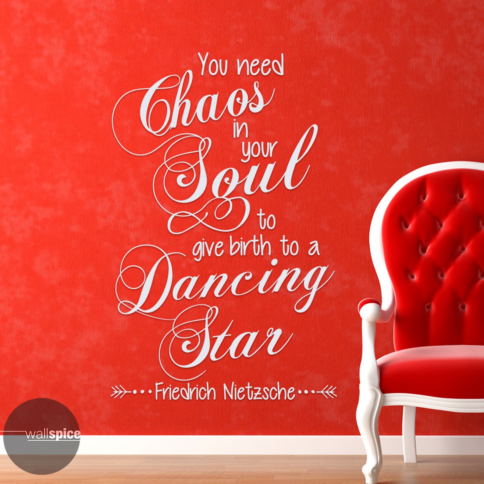 Friedrich Nietzsche Quote You Need Chaos In Your Soul To Give Etsy
