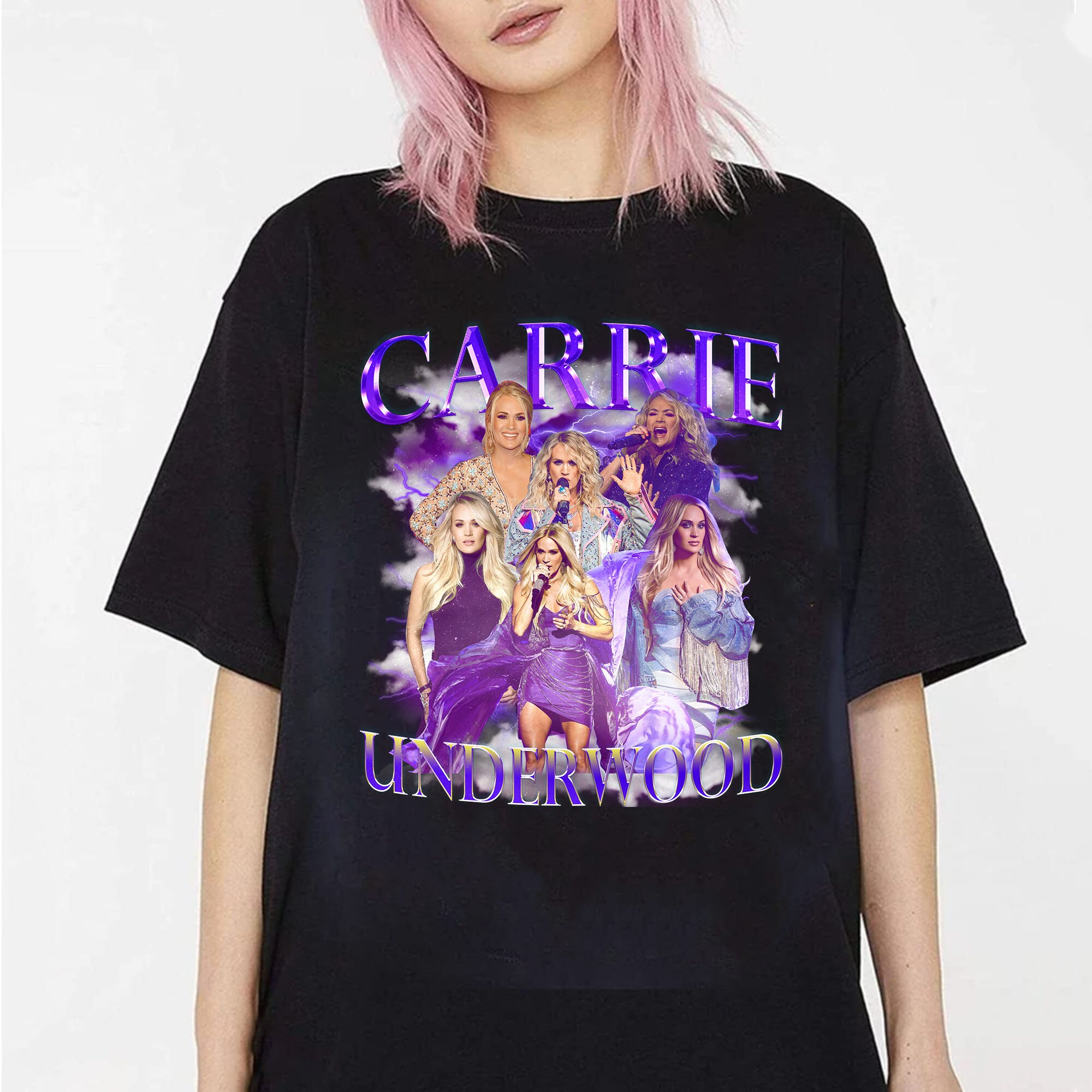 Carrie Underwood Vintage Graphic 90s Shirt, Carrie Underwood Y2k Clothing  For Fan sold by Thien, SKU 198712