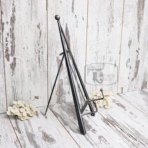 Sign Stand Table Top Easel For Signs Picture Frame Easel For Framed Art **Does NOT Accommodate Smaller Signs - Please Read Listing Details**