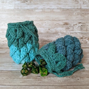 Dragon Egg Dice Bag, Handmade Tabletop Bag, Dice Container, DnD Drawstring Dice Pouch Sack, Bag of Holding, Dungeons and Dragons, RPG Gift