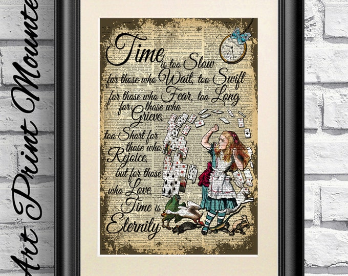 Alice in Wonderland Print White Rabbit Print Nursery Decor - Etsy