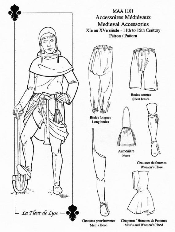 MAA1101 Medieval Accessories 11th-15th Century / Accessoires - Etsy