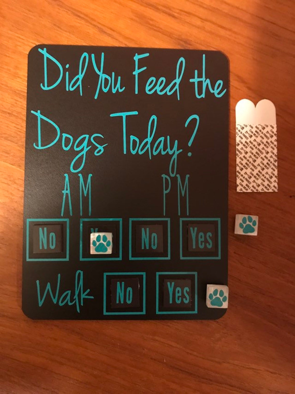 Did you feed the dog cat fish pet today wood sign Magnets for | Etsy