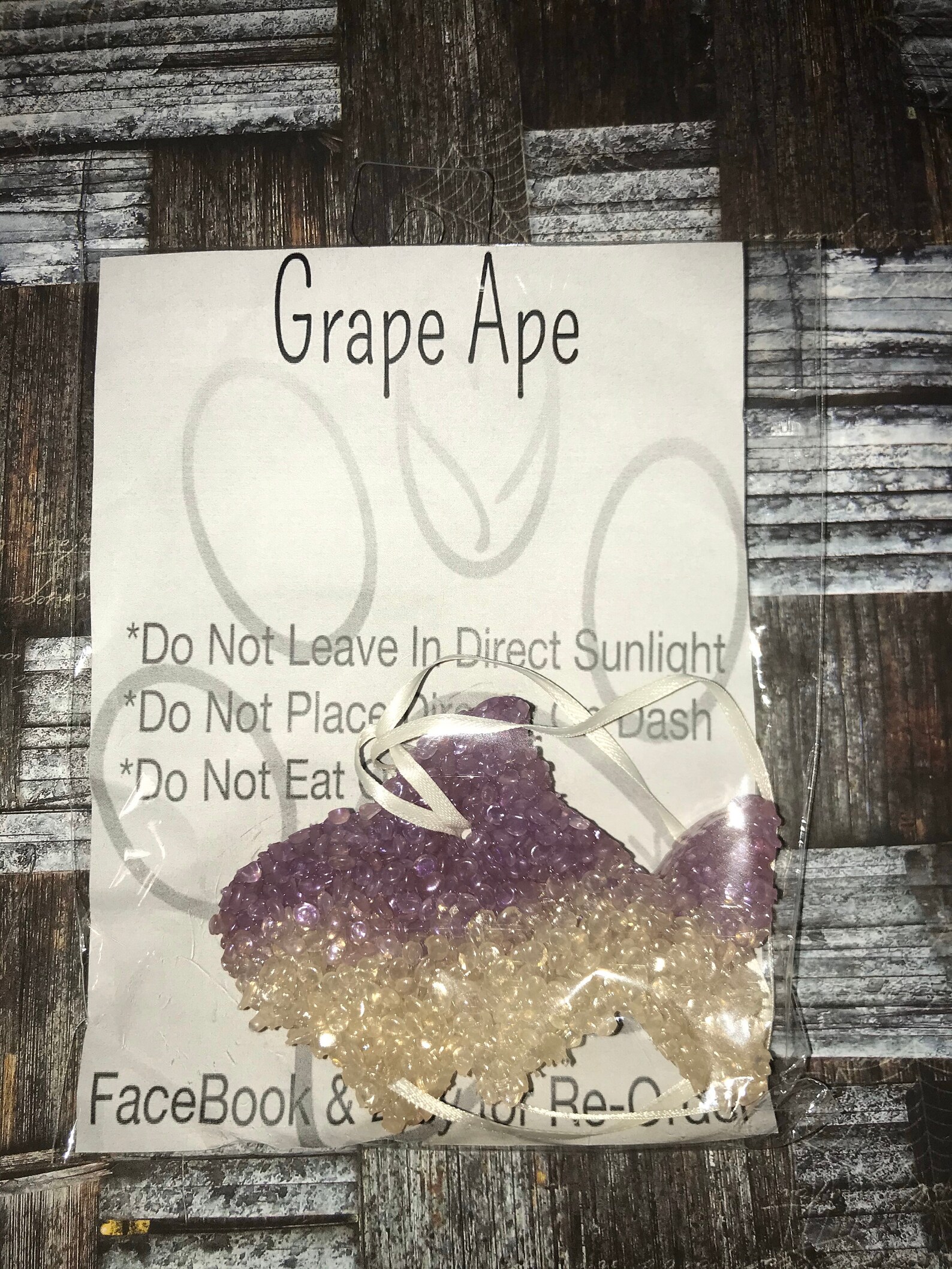 Grape Ape grape & Coconut Car Scented MI Air Freshner Etsy