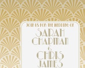 Great Gatsby Invitation | Gatsby Style Wedding, Baby Shower, Prom, Engagement Party