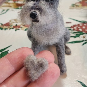 custom Needle Felted - Realistic Dog replica - Dog portrait - Needle felt animals - Felted dog sculpture - Dog lovers