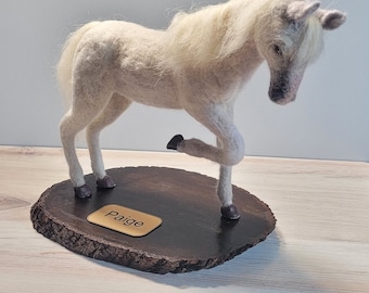 Custom Needle Felted Horse Replica – Pet Memorial Portrait