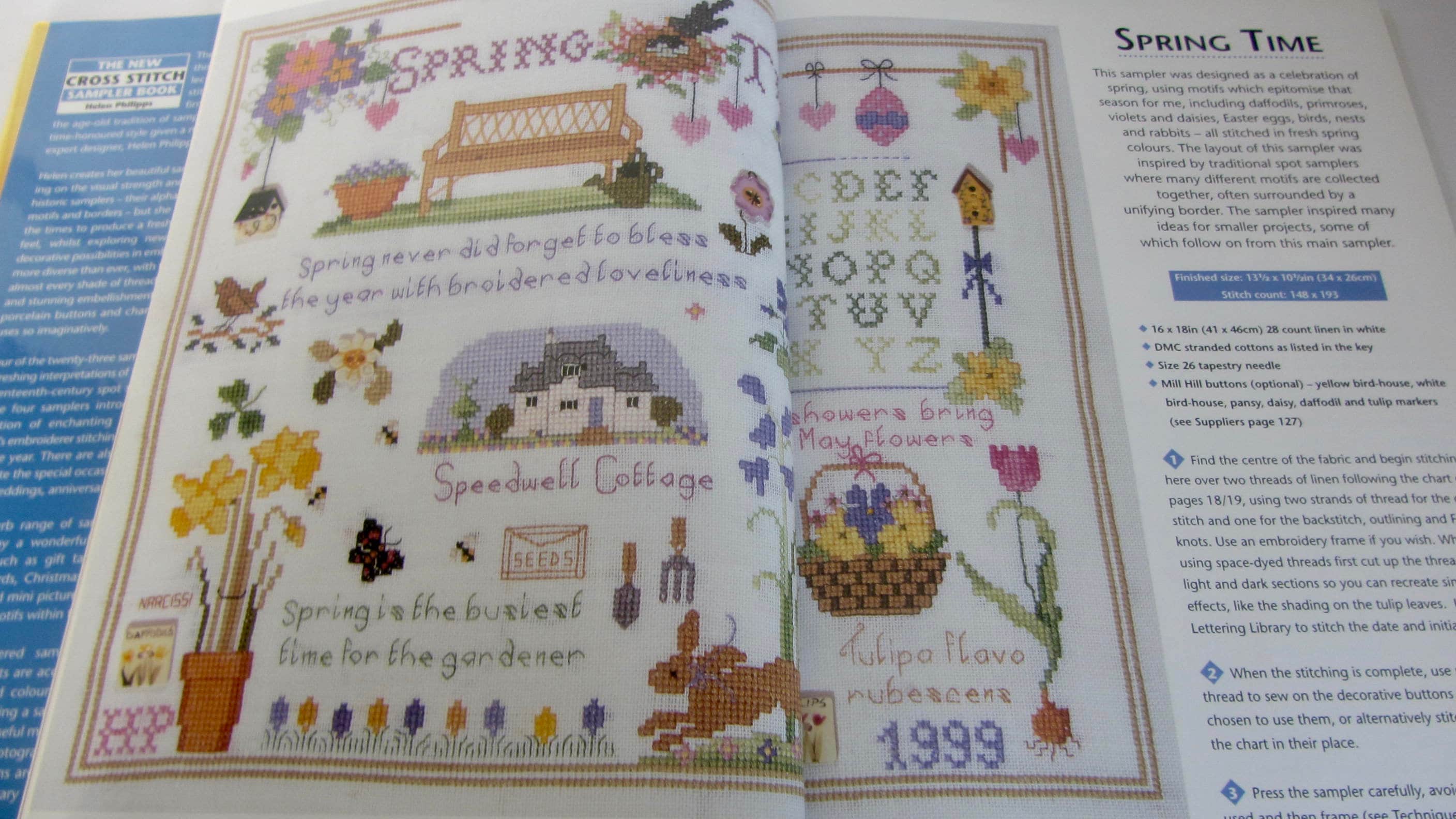 The New Cross Stitch Sampler Book 23 Fabulous Samplers and 72 Etsy Canada