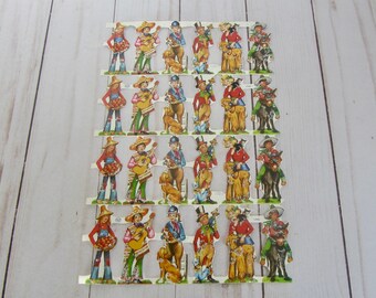 Vintage  Die Cut Scrap Paper MLP 1542 Made in England