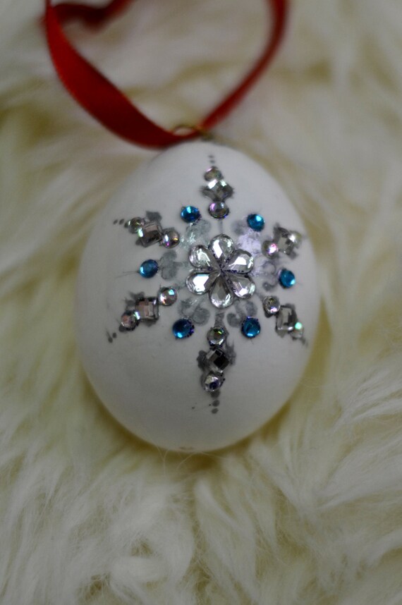 Items similar to Painted Egg Ornament on Etsy