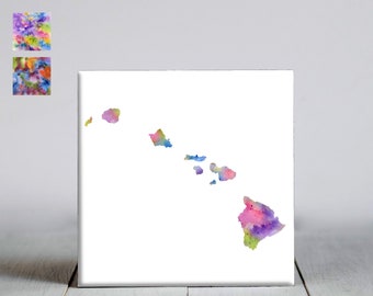 Hawaii Ceramic Tile - Hawaii Decorative Tile - Hawaii Lover Gift - Unique Hawaiian Gifts