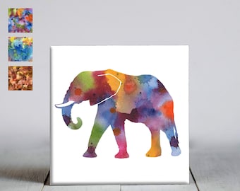 Baby Elephant Art Tile 4/"x4/" Decorative Ceramic New SD-147 Wild Animal