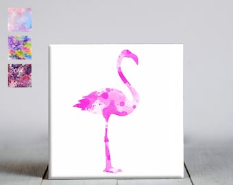 Flamingo Ceramic Tile - Flamingo Decorative Tile - Flamingo Lover Gift- Unique Flamingo Gifts