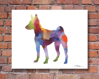 Basenji Metal Art WELCOME or Can Be Customized
