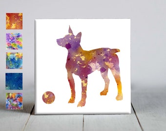 Rat Terrier Ceramic Tile - Rat Terrier Decorative Tile - Ceramic Tile - Dog Lover Gift - Unique Dog Gifts