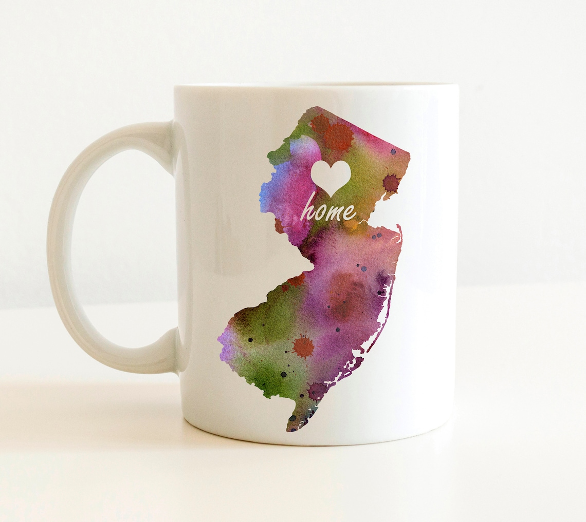 New Jersey Mug New Jersey Lover Gift New Jersey Coffee Mug Etsy