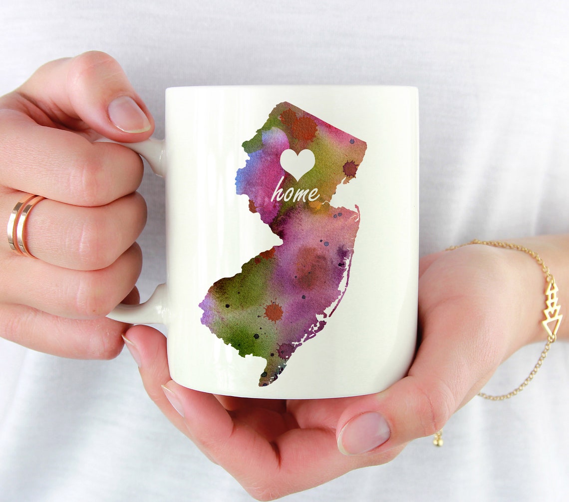 New Jersey Mug New Jersey Lover Gift New Jersey Coffee Mug Etsy