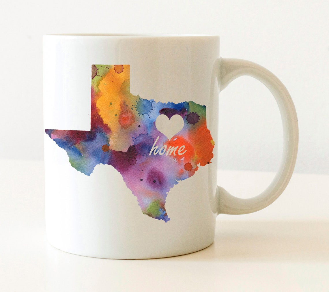 Texas Mug Texas Lover Gift Texas Coffee Mug Unique Texas Etsy