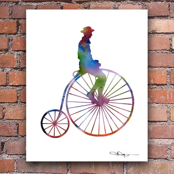 Abstract Bicycle Art - Etsy
