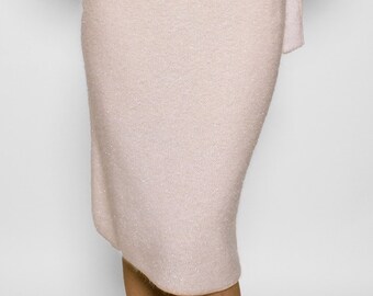 Courreges Sparkle Cream Skirt