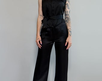 Oscar de la Renta Satin Pants