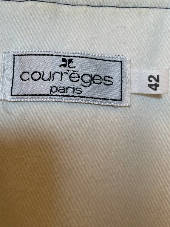 Courreges White Short Overalls - image 5