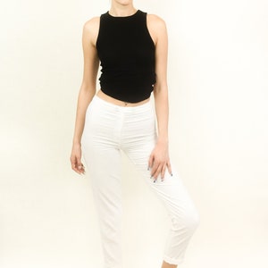 Fendi White Velvet Trousers