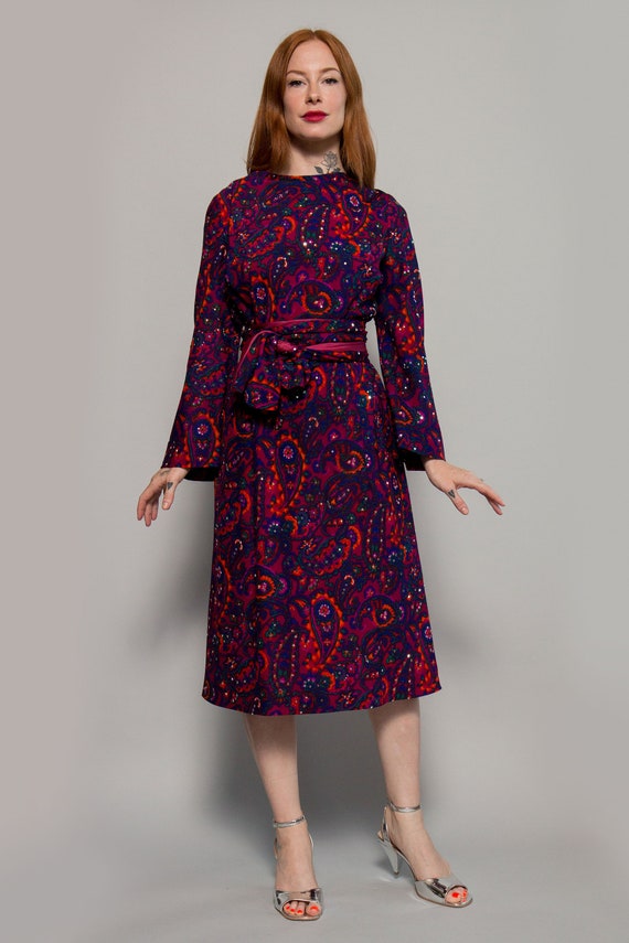 Pauline Trigere Mirrored Dress