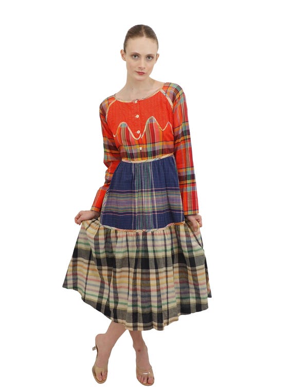 Koos Van Den Akker Patchwork Dress