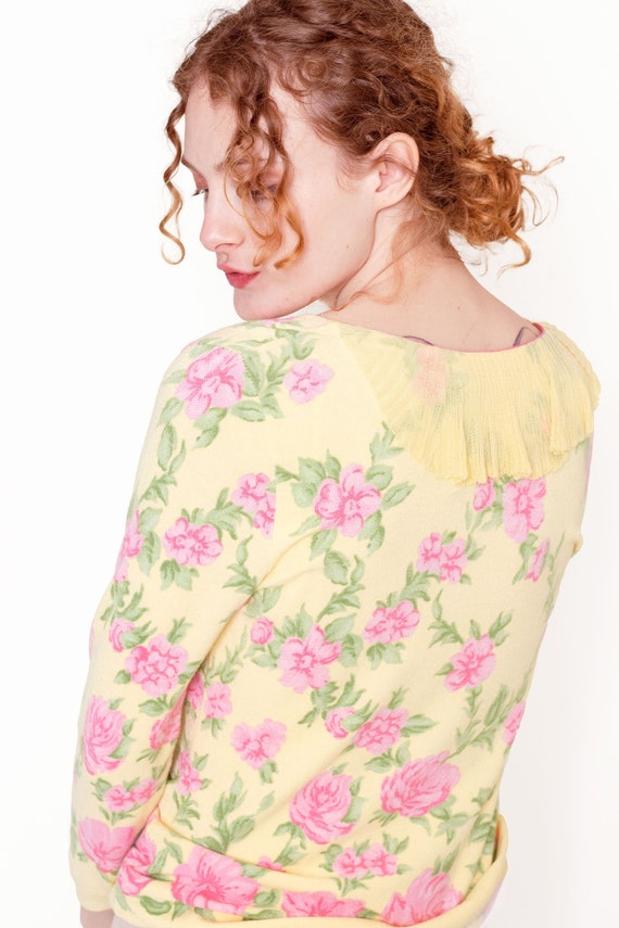 Blumarine Yellow Floral sweater - image 2