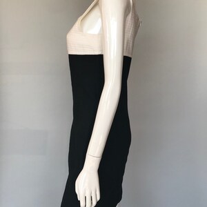 Courreges Black and White Color Block Jacket and Dress Set image 8