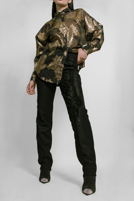 Gianfranco Ferre Patchwork Pants - image 1