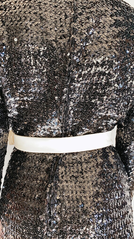Anne Fogarty Sequin Cocktail Dress - image 4
