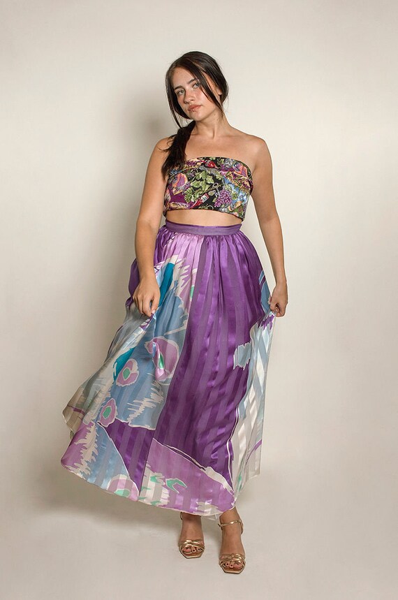 Hanae Mori Pleated Skirt - image 1