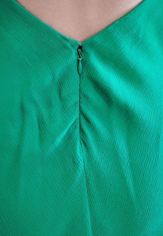 Versace Emerald Green Fall 2001 Open Back Gown - image 12