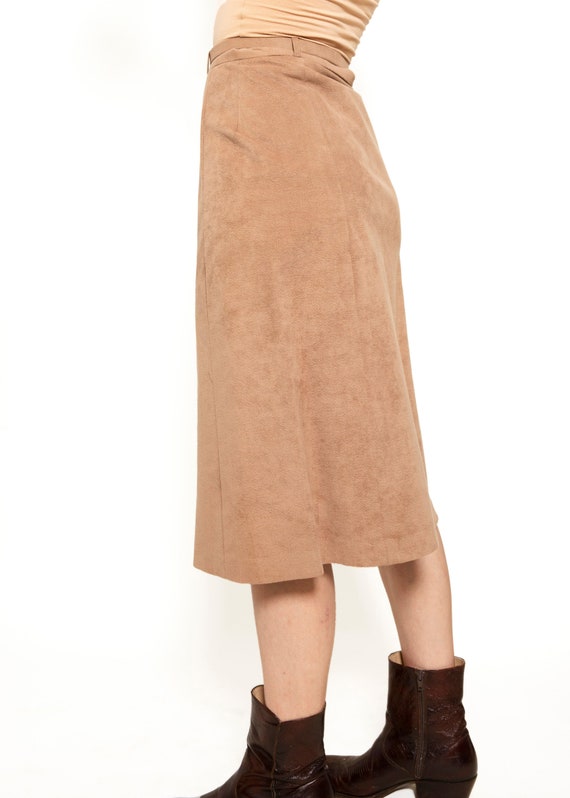 Ultrasuede Skirt & Trench Set - image 4