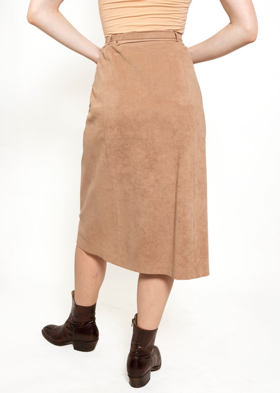 Ultrasuede Skirt & Trench Set - image 6