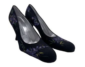 Dolce & Gabanna Floral Round Toe Pump