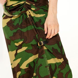Moschino Couture Camouflage 3 Pc Skirt, Jacket, & Corset Set image 6